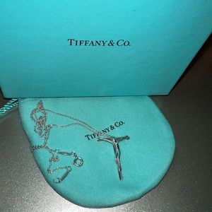 Crucifix Pendant by Elsa Peretti from Tiffany & Co. Original packaging included.